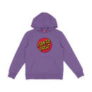 Santa Cruz Youth Classic Dot Hoodie in de kleur Fresh Purple, verkrijgbaar bij Revert 95 Haarlem