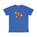 Santa Cruz Youth Dot Guy TTE T-Shirt in de kleuren Sapphire en Black, verkrijgbaar bij Revert 95 Haarlem