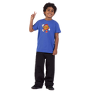Santa Cruz Youth Dot Guy TTE T-Shirt in de kleuren Sapphire en Black, verkrijgbaar bij Revert 95 Haarlem