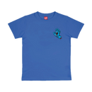 Santa Cruz Youth Screaming Hand Chest T-Shirt in de kleur Sapphire, verkrijgbaar bij Revert 95 Haarlem