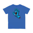 Santa Cruz Youth Screaming Hand Chest T-Shirt in de kleur Sapphire, verkrijgbaar bij Revert 95 Haarlem