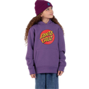 Santa Cruz Youth Classic Dot Hoodie in de kleur Fresh Purple, verkrijgbaar bij Revert 95 Haarlem