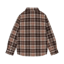 Santa Cruz Youth Chopper Long Sleeve Shirt in de kleur Brown Check, verkrijgbaar bij Revert 95 Haarlem