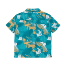 Santa Cruz Youth Stamped Opus SS Shirt in Teal Woodcut Camo, verkrijgbaar bij Revert 95 Haarlem