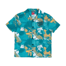 Santa Cruz Youth Stamped Opus SS Shirt in Teal Woodcut Camo, verkrijgbaar bij Revert 95 Haarlem