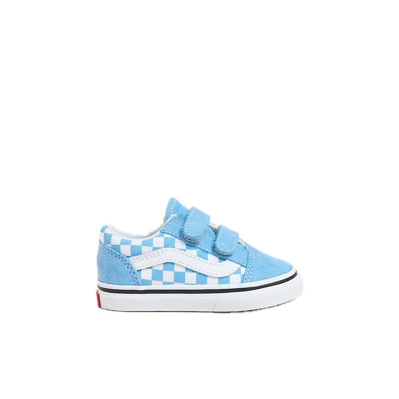 Koop de Vans Old Skool Velcro Checkerboard Light Blue Kids 1 tm 4 jaar veilig en snel bij Revert 95 online of kom hem checken in de winkel in Haarlem.