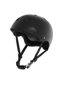 Yepa T-Shell Helmet in Matte Black, strakke skatehelm met inset EPS foam en drielaags binnenbekleding, gecertificeerd voor skate en fiets, verkrijgbaar bij Revert 95 Haarlem