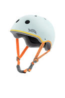 Yepa T-Shell Plus Helmet in Icelandic Sun, matte ijsblauwe skatehelm met pinstripe details, inset EPS foam en drielaags binnenbekleding, gecertificeerd voor skate en fiets, verkrijgbaar bij Revert 95 Haarlem