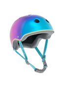 Yepa T-Shell Pro Helmet in Matte Black/Teal van Tony Hawk, pro skatehelm met inset EPS foam, drielaags binnenbekleding en handtekening Tony Hawk, gecertificeerd voor skate en fiets, verkrijgbaar bij Revert 95 Haarlem