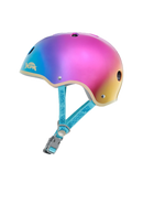 Yepa T-Shell Pro Helmet in Matte Black/Teal van Tony Hawk, pro skatehelm met inset EPS foam, drielaags binnenbekleding en handtekening Tony Hawk, gecertificeerd voor skate en fiets, verkrijgbaar bij Revert 95 Haarlem