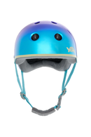 Yepa T-Shell Pro Helmet in Matte Black/Teal van Tony Hawk, pro skatehelm met inset EPS foam, drielaags binnenbekleding en handtekening Tony Hawk, gecertificeerd voor skate en fiets, verkrijgbaar bij Revert 95 Haarlem