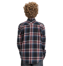 DC Shoes Marshal Flannel Youth in de kleur Black, verkrijgbaar bij Revert 95 Haarlem