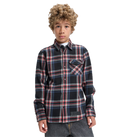 DC Shoes Marshal Flannel Youth in de kleur Black, verkrijgbaar bij Revert 95 Haarlem