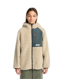 Element Wolfe Sherpa Jacket Kids Oatmilk, productfoto 1