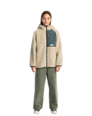 Element Wolfe Sherpa Jacket Kids Oatmilk, productfoto 9