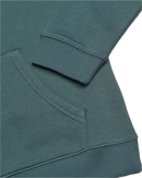 Element x Floor Marshmallo Hoodie Kids Dark Slate, gerecyclede French terry hoodie met kangoeroezak en print op voor- en achterkant van Floor Van Het Nederend, kindermaten XS/8-XL/16, verkrijgbaar bij Revert 95 Haarlem