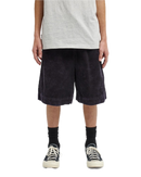 Element Kids Big E Corduroy Short in Vintage Corduroy Black, loose fit katoenen corduroy short met elastische tailleband en groot E logo, verkrijgbaar bij Revert 95 Haarlem