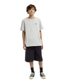 Element Kids Big E Corduroy Short in Vintage Corduroy Black, loose fit katoenen corduroy short met elastische tailleband en groot E logo, verkrijgbaar bij Revert 95 Haarlem