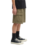 Element Kids Relax Cargo Short in Kalamata, relaxed fit katoenen cargo short met zes zakken en elastische tailleband, verkrijgbaar bij Revert 95 Haarlem