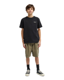 Element Kids Relax Cargo Short in Kalamata, relaxed fit katoenen cargo short met zes zakken en elastische tailleband, verkrijgbaar bij Revert 95 Haarlem