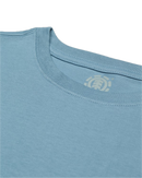 Element x Floor Marshmallo SS Tee Kids Blauw, kinder t-shirt van gerecycled materiaal met illustratie van Floor Van Het Nederend, kindermaten XS/8-XL/16, verkrijgbaar bij Revert 95 Haarlem