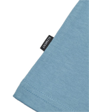 Element x Floor Marshmallo SS Tee Kids Blauw, kinder t-shirt van gerecycled materiaal met illustratie van Floor Van Het Nederend, kindermaten XS/8-XL/16, verkrijgbaar bij Revert 95 Haarlem