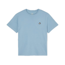 Element x Floor Summit SS Tee Kids Faded Denim, kinder t-shirt van organic cotton met illustratie van Floor Van Het Nederend, kindermaten XS/8-XL/16, verkrijgbaar bij Revert 95 Haarlem