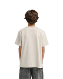 Element x Floor Watching SS Tee Kids Oat Milk, kinder t-shirt van organic cotton met illustratie van Floor Van Het Nederend, kindermaten XS/8-XL/16, verkrijgbaar bij Revert 95 Haarlem
