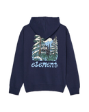 Element x Floor Van Het Nederend Watching Hoodie in de kleur Eclipse Navy, verkrijgbaar bij Revert 95 Haarlem