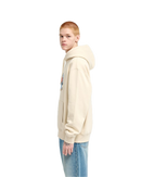 Element x Floor Ice Hole Sweater Beige, gerecyclede hoodie met illustratie van Floor Van Het Nederend, maten S-XL, verkrijgbaar bij Revert 95 Haarlem
