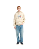 Element x Floor Ice Hole Sweater Beige, gerecyclede hoodie met illustratie van Floor Van Het Nederend, maten S-XL, verkrijgbaar bij Revert 95 Haarlem
