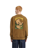 Element x Floor Van Het Nederend Summit Crew Sweater in de kleur Sepia, verkrijgbaar bij Revert 95 Haarlem