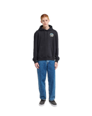 Element x Timber! Flow Pullover Hoodie Flint Black, gerecyclede French terry hoodie met kangoeroezak en print op voor- en achterkant, maten S-XL, verkrijgbaar bij Revert 95 Haarlem