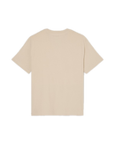 Element x Floor Watching SS Tee Oat Milk, T-shirt van 100% biologisch katoen met puffdruk illustratie van Floor Van Het Nederend op voor- en achterkant, relaxed fit, maten XS-XL, verkrijgbaar bij Revert 95 Haarlem