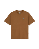 Element x Floor Summit SS Tee Sepia, T-shirt van 100% biologisch katoen met puffdruk illustratie van Floor Van Het Nederend op de voorkant, 92 fit, maten XS-XL, verkrijgbaar bij Revert 95 Haarlem
