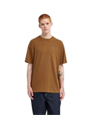 Element x Floor Summit SS Tee Sepia, T-shirt van 100% biologisch katoen met puffdruk illustratie van Floor Van Het Nederend op de voorkant, 92 fit, maten XS-XL, verkrijgbaar bij Revert 95 Haarlem