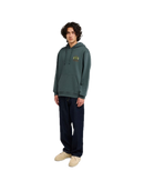 RVCA Iris Hoodie in de kleur Balsam Green, verkrijgbaar bij Revert 95 Haarlem