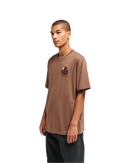 RVCA Sanctum SS Tee Wood, t-shirt van 100% cotton met screen printed graphic, regular fit, verkrijgbaar bij Revert 95 Haarlem