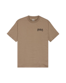 RVCA Cobra Empire SS Tee Khaki, t-shirt van 100% organic cotton met screen printed graphic, regular fit, verkrijgbaar bij Revert 95 Haarlem
