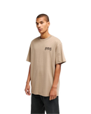 RVCA Cobra Empire SS Tee Khaki, t-shirt van 100% organic cotton met screen printed graphic, regular fit, verkrijgbaar bij Revert 95 Haarlem
