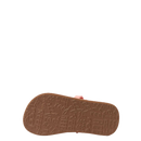 Reef Little Ahi kinderslipper in Leopard Canyon Sunset met watervriendelijke bandjes, gecontoureerd EVA voetbed met luipaardprint en rugband, verkrijgbaar bij Revert 95 Haarlem