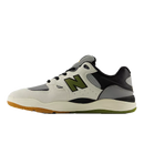 New Balance Numeric 1010 Tiago Lemos Sea Salt/Olive, skateschoen met suede mesh upper, FuelCell foam midsole en NDurance cupsole, verkrijgbaar bij Revert 95 Haarlem