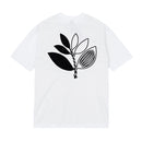 Magenta Skateboards Yin Tee, 100% katoen regular fit T-shirt met abstract yin-yang geïnspireerde Yin graphic van Soy Panday verkrijgbaar in White en Black, verkrijgbaar bij Revert 95 Haarlem
