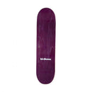 Birdhouse Greyson Fletcher Joker skateboard deck 8.25 inch, 7-ply North American Hard Rock Maple popsicle pro model Greyson Fletcher met Joker jester graphic in paars zwart grijs en wit 32 inch lang wheelbase 14.252 inch assorted top stain, verkrijgbaar bij Revert 95 Haarlem