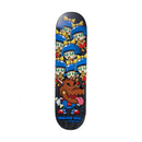 Birdhouse David Loy Toy Invasion skateboard deck 8.5 inch, traditional maple popsicle pro model David Loy met Toy Invasion cartoon graphic door Jeremy Klein 31.85 inch lang wheelbase 14.25 inch nose 7.10 inch tail 6.60 inch assorted top stain, verkrijgbaar bij Revert 95 Haarlem