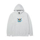 HUF Bliss Pullover Hoodie in de kleur Heather Grey, verkrijgbaar bij Revert 95 Haarlem
