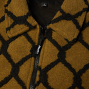 HUF Breakthrough High Pile Jacket black/multi fleece jas met graphic design en ritssluiting