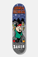 Baker Andrew Reynolds Mr Androo skateboard deck 8.25 inch, pro model oprichter Andrew Reynolds 7-ply Premium North American Maple OG shape mellow concave 31.875 inch lang wheelbase 14.25 inch, verkrijgbaar bij Revert 95 Haarlem