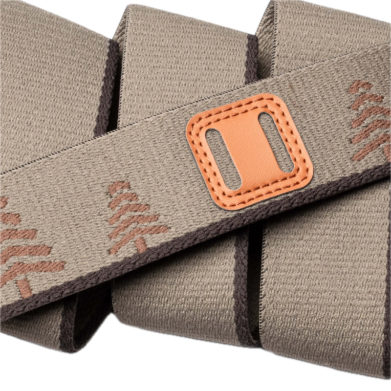 Arcade Belts Carto Slim Dunes Oat – slim fit stretchriem in zandkleur met verstelbare kliksluiting