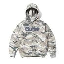 Butter Goods Stretch Zip-Thru Hoodie in Snow Camo, productfoto 1 van 5